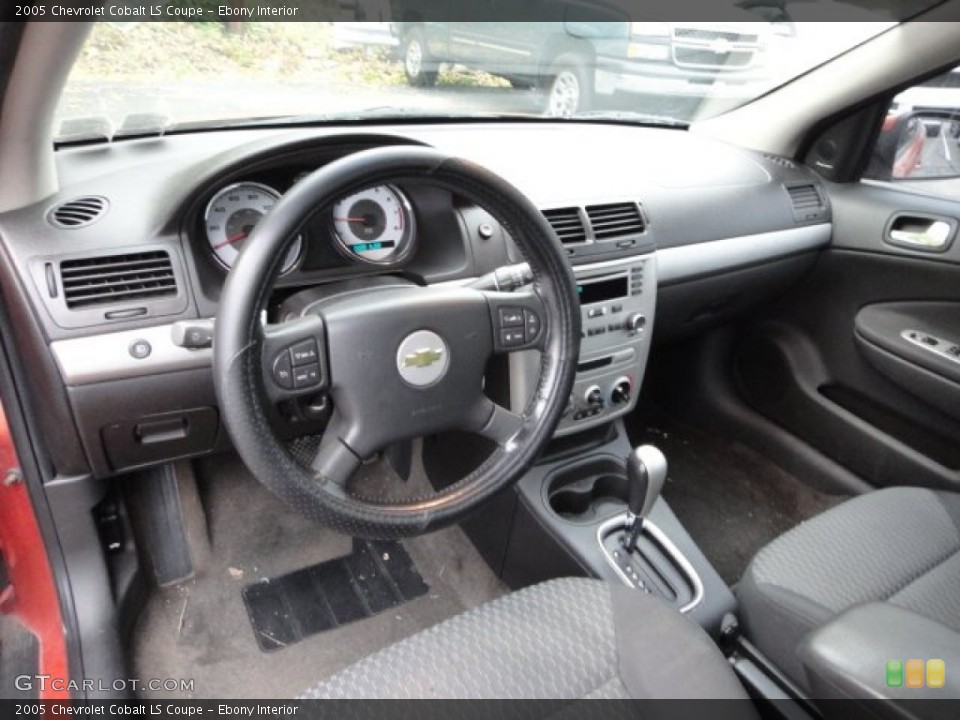 Ebony Interior Prime Interior for the 2005 Chevrolet Cobalt LS Coupe #73255951