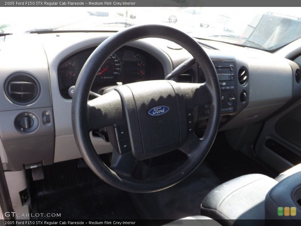 Medium Flint Grey Interior Dashboard for the 2005 Ford F150 STX Regular Cab Flareside #73258902