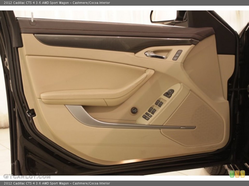 Cashmere/Cocoa Interior Door Panel for the 2012 Cadillac CTS 4 3.6 AWD Sport Wagon #73265478