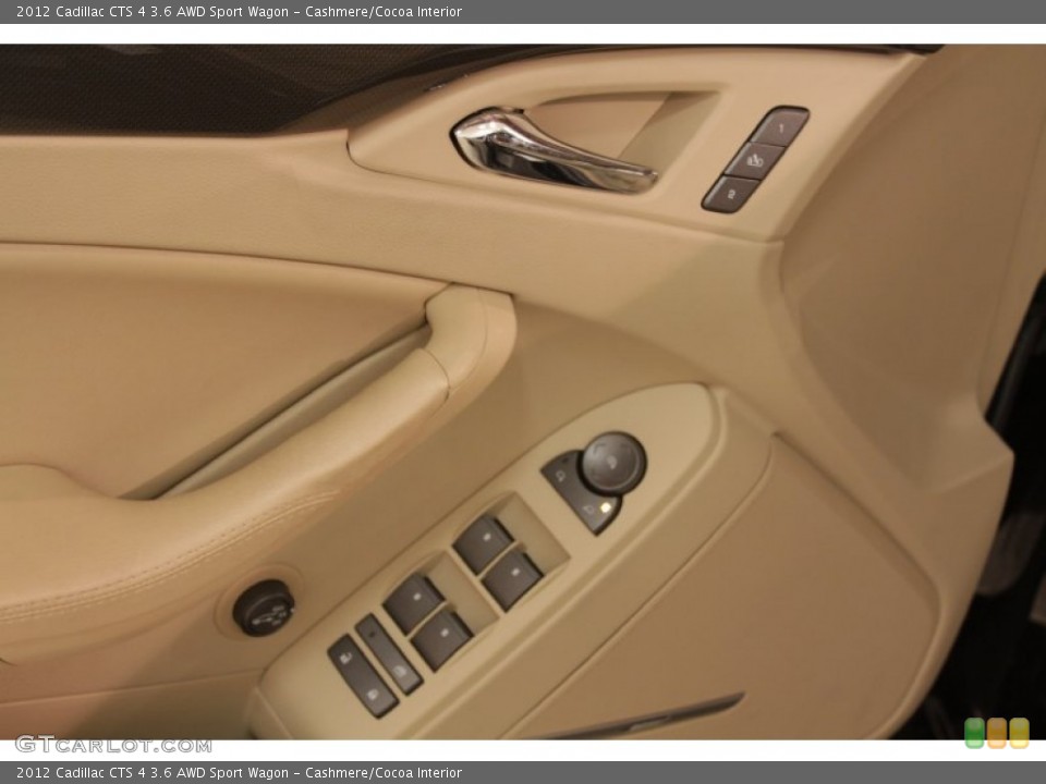 Cashmere/Cocoa Interior Controls for the 2012 Cadillac CTS 4 3.6 AWD Sport Wagon #73265499