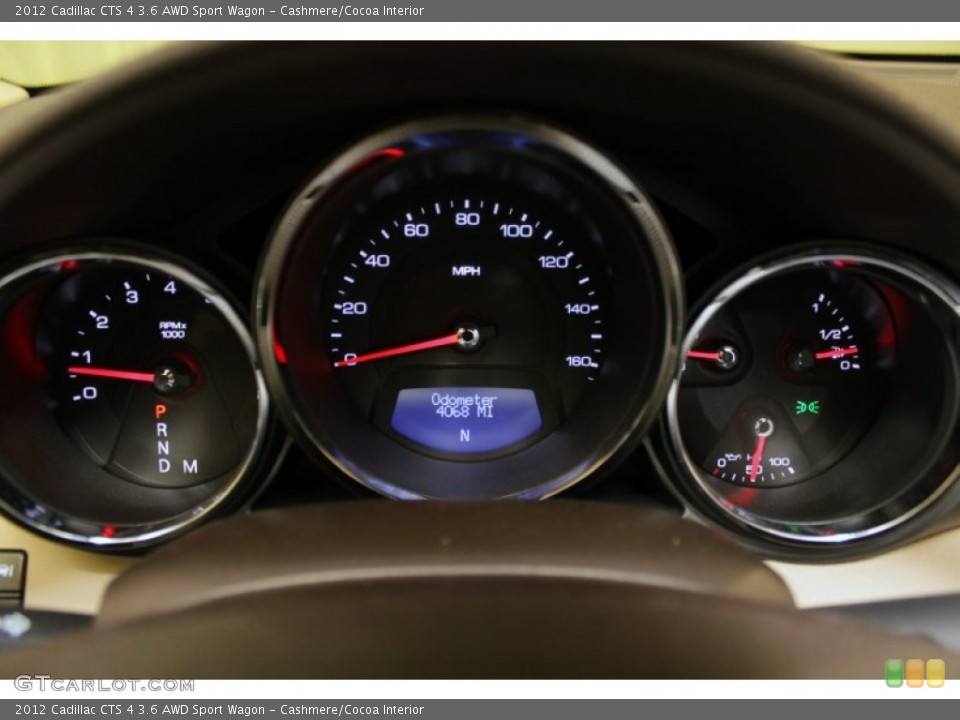 Cashmere/Cocoa Interior Gauges for the 2012 Cadillac CTS 4 3.6 AWD Sport Wagon #73265565