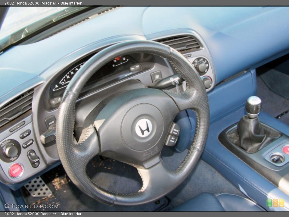 Blue Interior Steering Wheel for the 2002 Honda S2000 Roadster #73267110