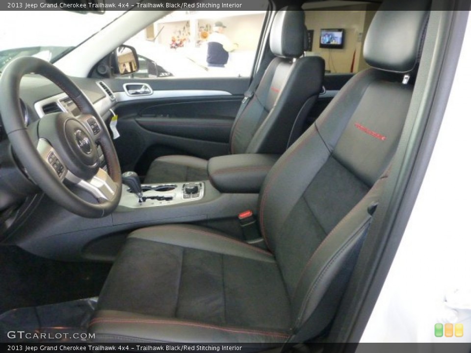 Trailhawk Black/Red Stitching Interior Photo for the 2013 Jeep Grand Cherokee Trailhawk 4x4 #73268330