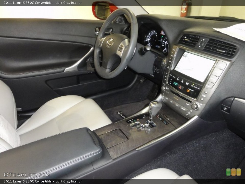 Light Gray Interior Dashboard for the 2011 Lexus IS 350C Convertible #73268691