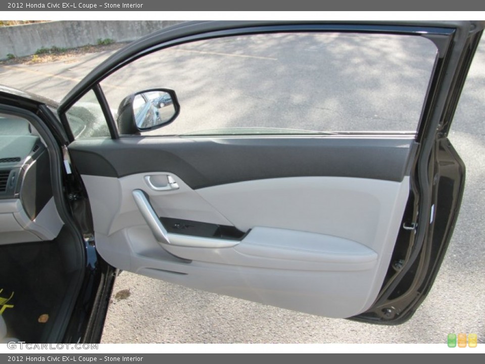 Stone Interior Door Panel for the 2012 Honda Civic EX-L Coupe #73268868