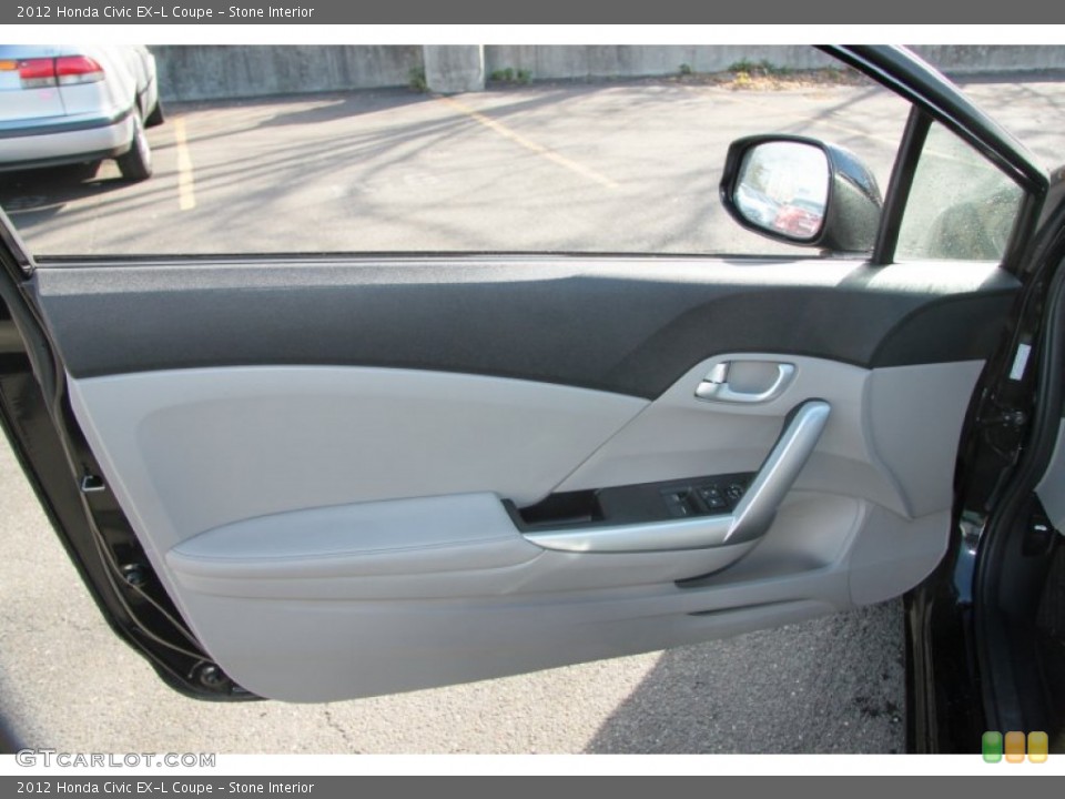 Stone Interior Door Panel for the 2012 Honda Civic EX-L Coupe #73268886