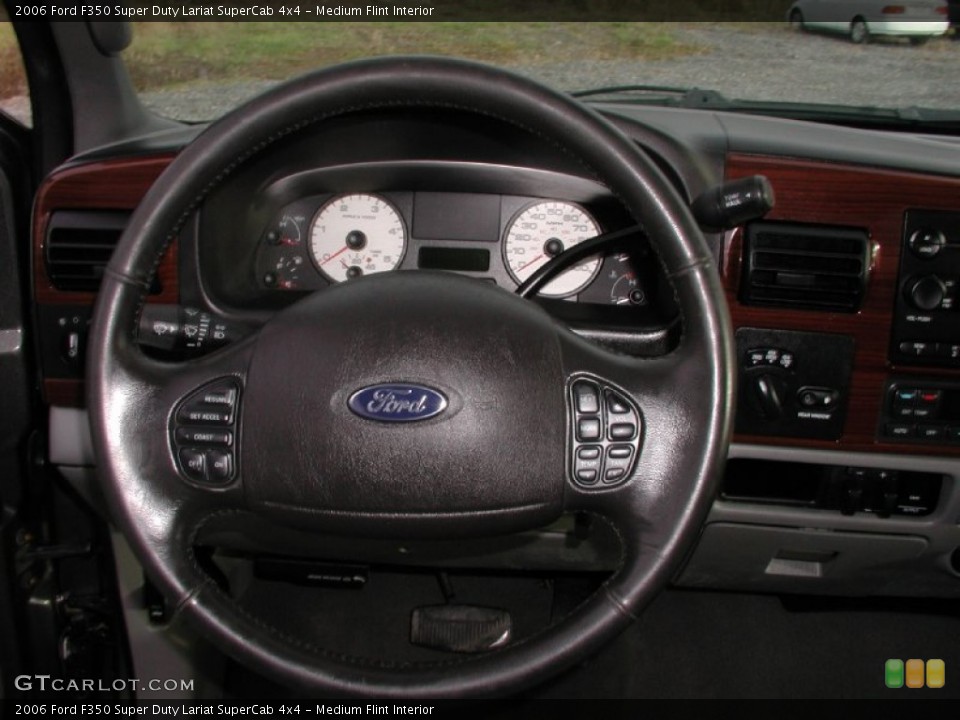Medium Flint Interior Steering Wheel for the 2006 Ford F350 Super Duty Lariat SuperCab 4x4 #73269230