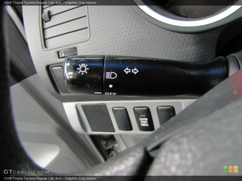 Graphite Gray Interior Controls for the 2008 Toyota Tacoma Regular Cab 4x4 #73271763