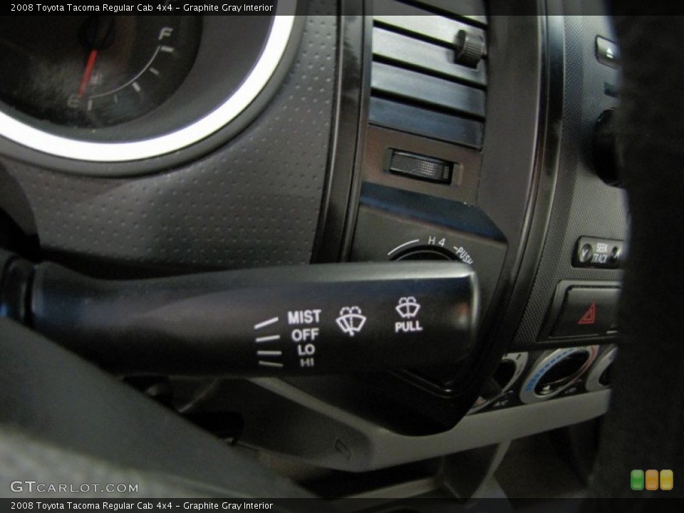 Graphite Gray Interior Controls for the 2008 Toyota Tacoma Regular Cab 4x4 #73271784