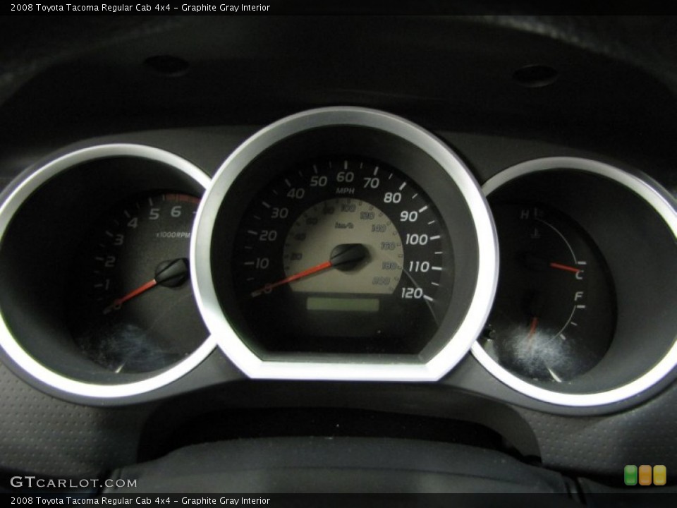 Graphite Gray Interior Gauges for the 2008 Toyota Tacoma Regular Cab 4x4 #73271802