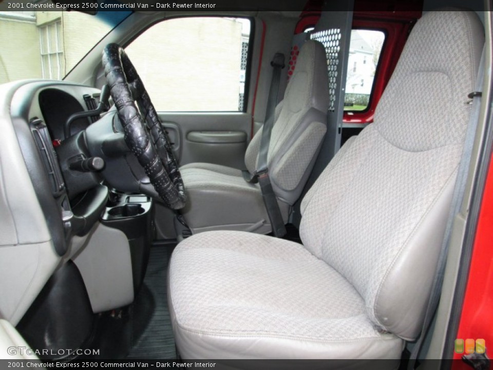 Dark Pewter Interior Front Seat for the 2001 Chevrolet Express 2500 Commercial Van #73272309