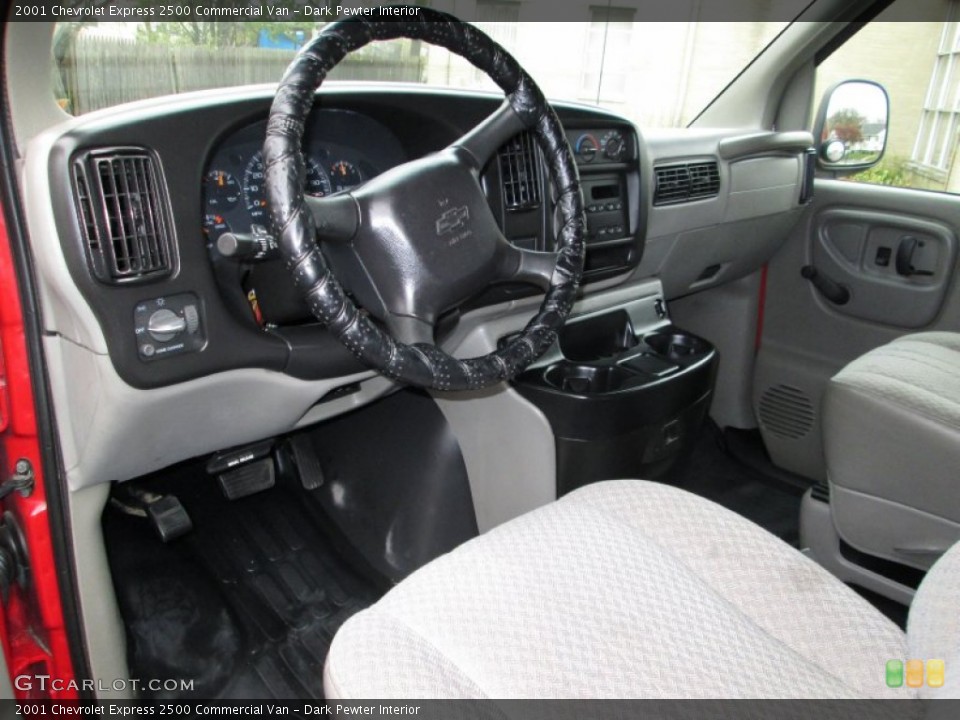 Dark Pewter 2001 Chevrolet Express Interiors