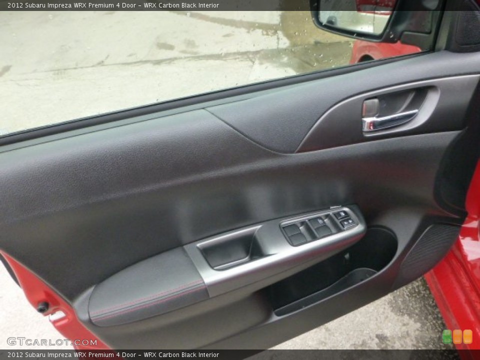 WRX Carbon Black Interior Door Panel for the 2012 Subaru Impreza WRX Premium 4 Door #73272402