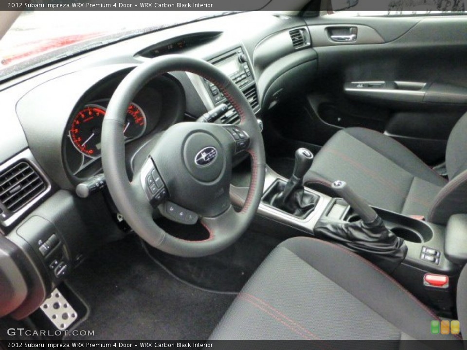 WRX Carbon Black Interior Prime Interior for the 2012 Subaru Impreza WRX Premium 4 Door #73272429