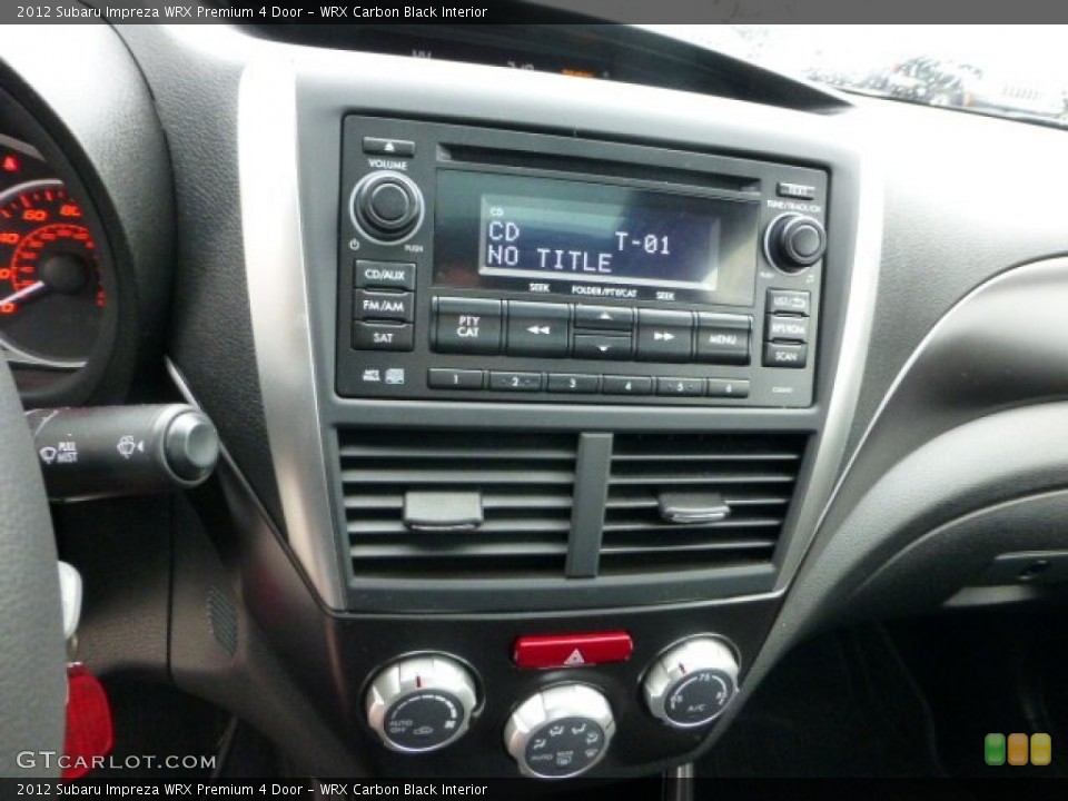 WRX Carbon Black Interior Controls for the 2012 Subaru Impreza WRX Premium 4 Door #73272454