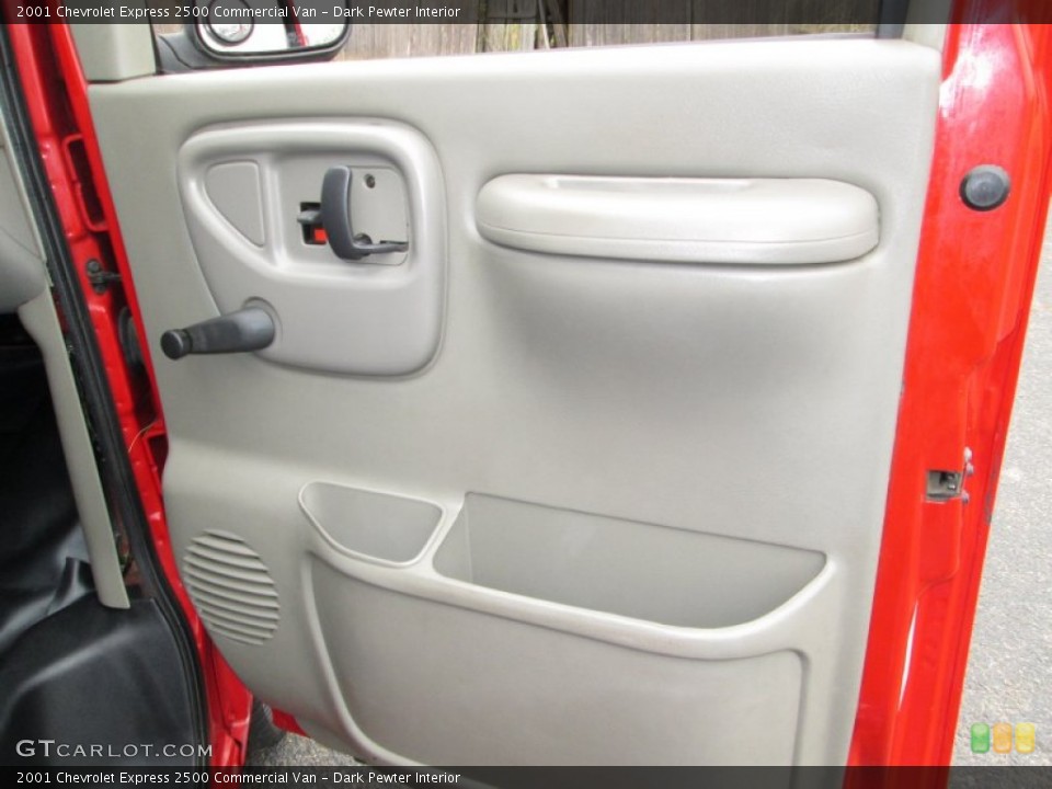 Dark Pewter Interior Door Panel for the 2001 Chevrolet Express 2500 Commercial Van #73272516