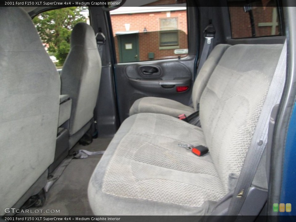Medium Graphite Interior Rear Seat for the 2001 Ford F150 XLT SuperCrew 4x4 #73272903