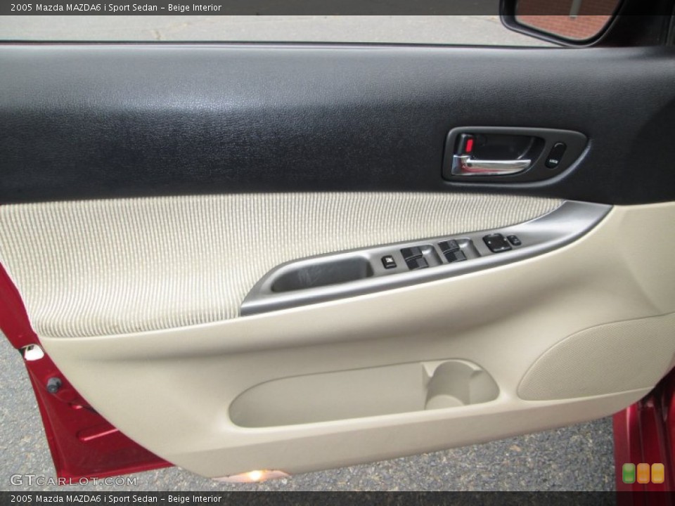 Beige Interior Door Panel for the 2005 Mazda MAZDA6 i Sport Sedan #73274100