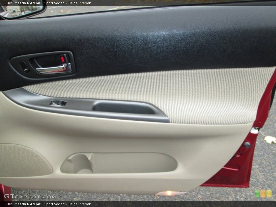 Beige Interior Door Panel for the 2005 Mazda MAZDA6 i Sport Sedan #73274127