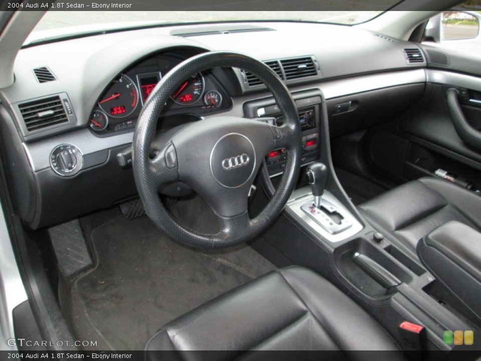 Ebony Interior Prime Interior for the 2004 Audi A4 1.8T Sedan #73275141