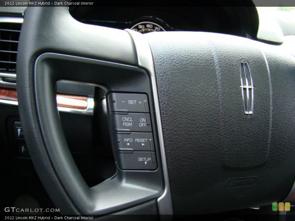 Dark Charcoal Interior Controls for the 2012 Lincoln MKZ Hybrid #73275210
