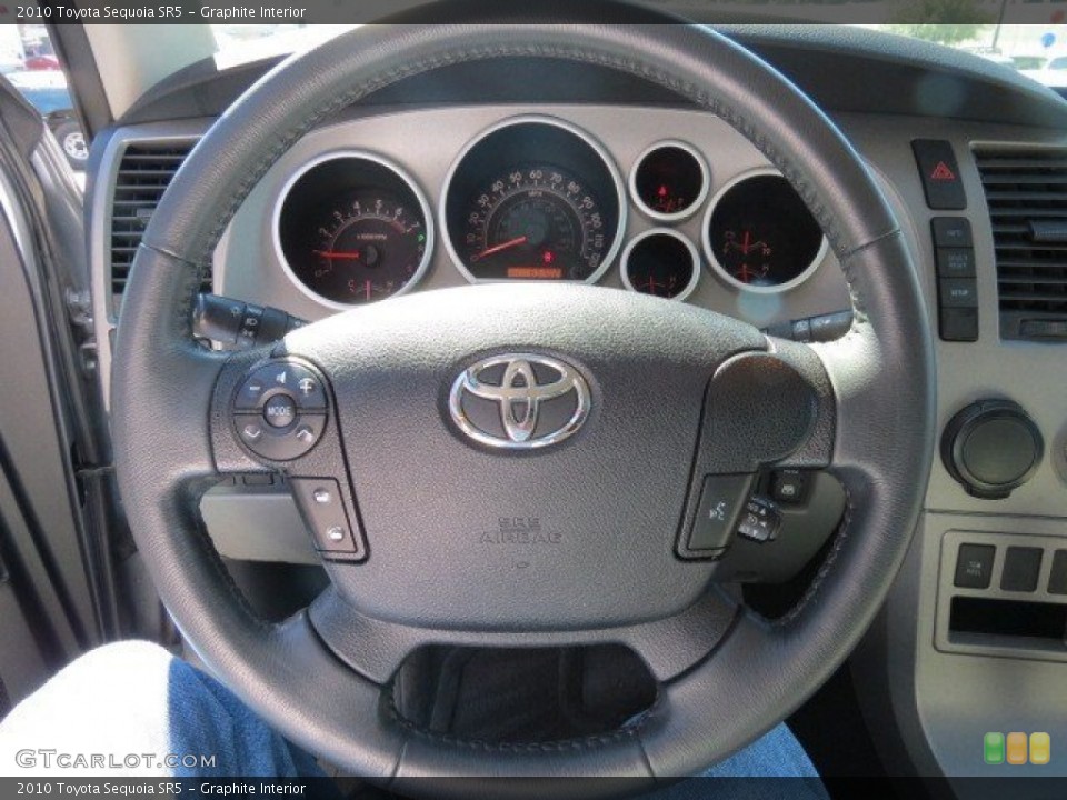 Graphite Interior Steering Wheel for the 2010 Toyota Sequoia SR5 #73275219