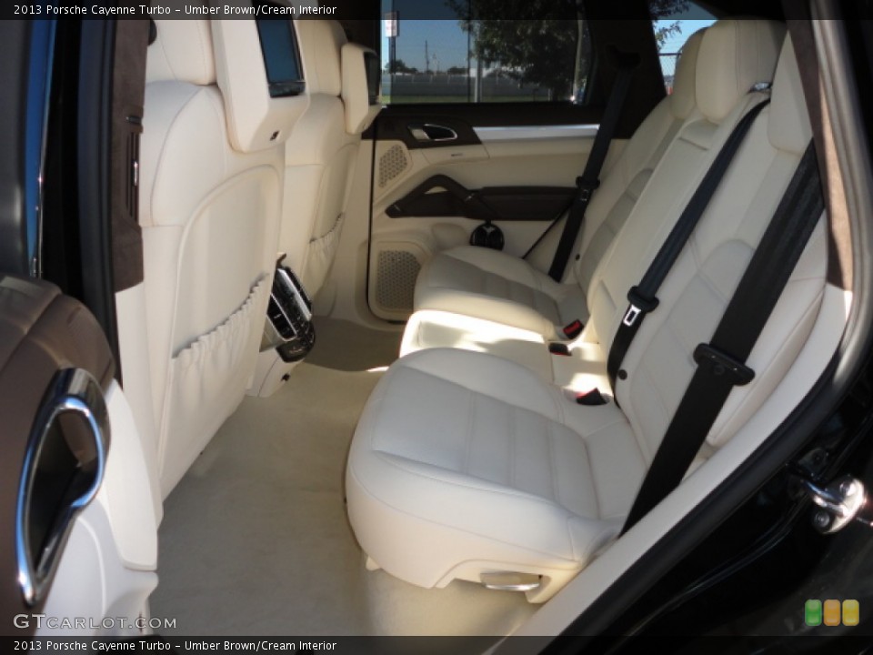 Umber Brown/Cream Interior Rear Seat for the 2013 Porsche Cayenne Turbo #73283496