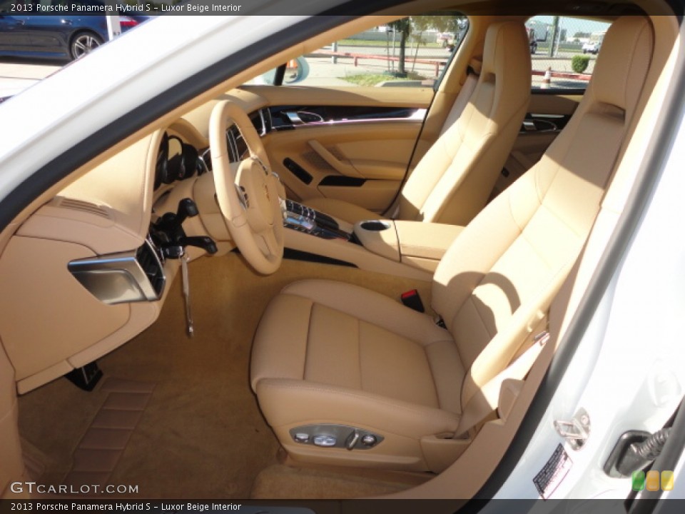 Luxor Beige Interior Front Seat for the 2013 Porsche Panamera Hybrid S #73283592