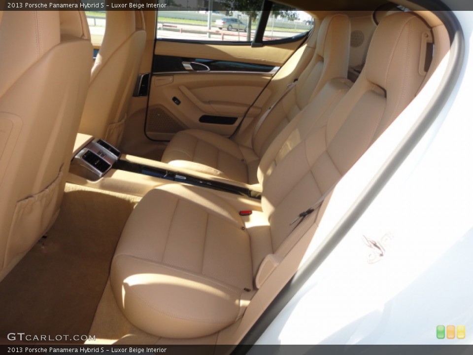 Luxor Beige Interior Rear Seat for the 2013 Porsche Panamera Hybrid S #73283601
