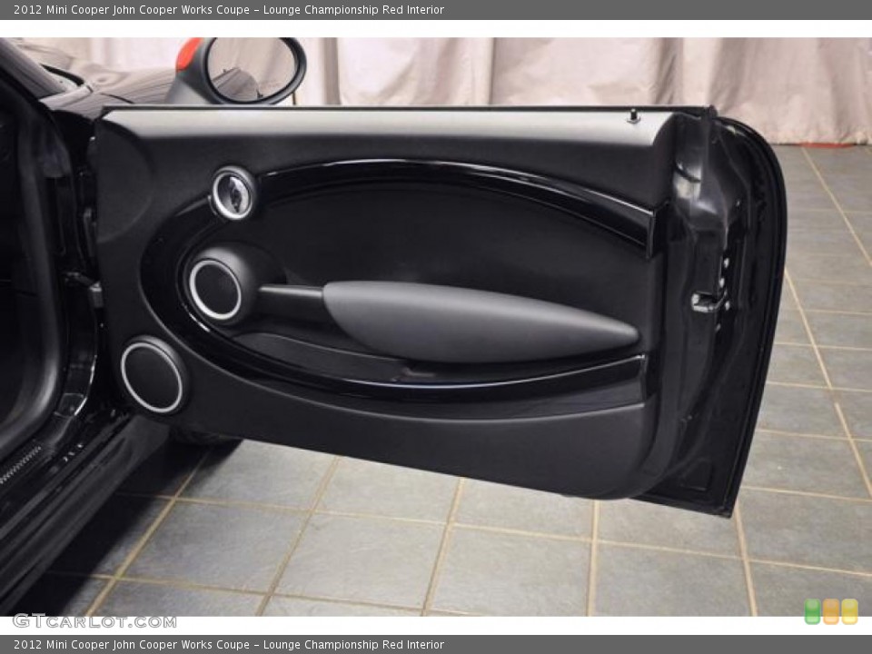Lounge Championship Red Interior Door Panel for the 2012 Mini Cooper John Cooper Works Coupe #73284687