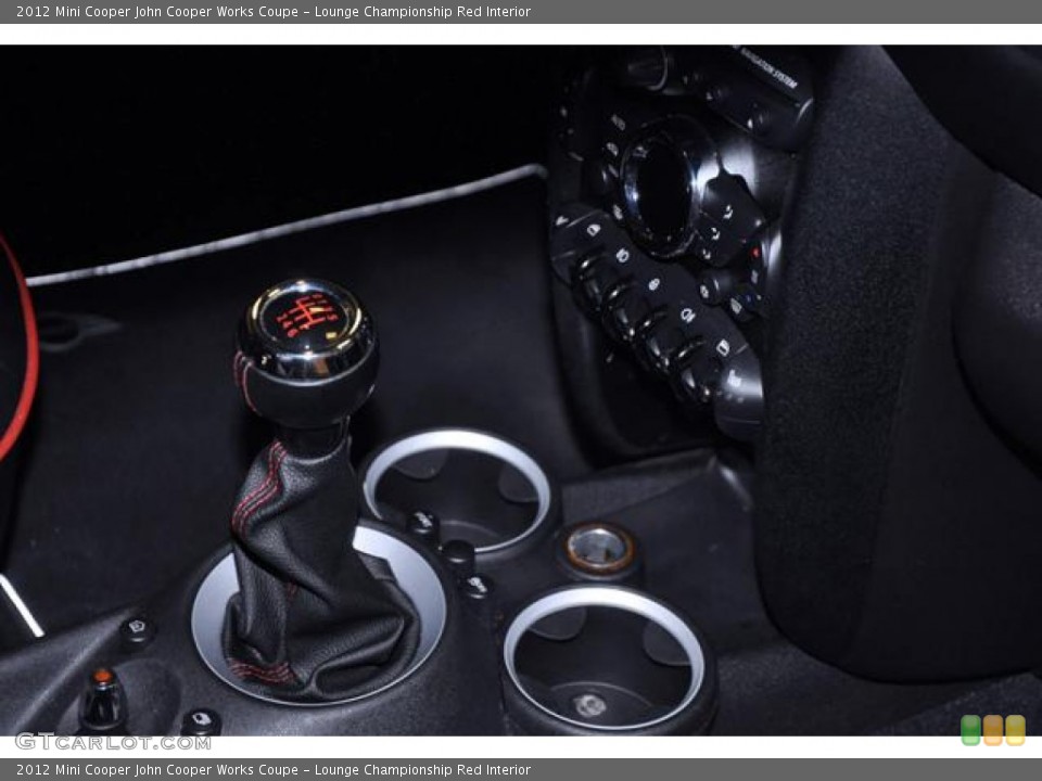 Lounge Championship Red Interior Transmission for the 2012 Mini Cooper John Cooper Works Coupe #73284699