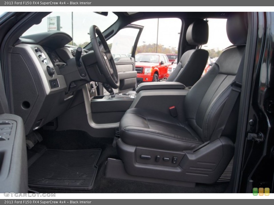 Black Interior Photo for the 2013 Ford F150 FX4 SuperCrew 4x4 #73285773