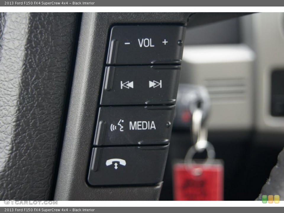 Black Interior Controls for the 2013 Ford F150 FX4 SuperCrew 4x4 #73285920