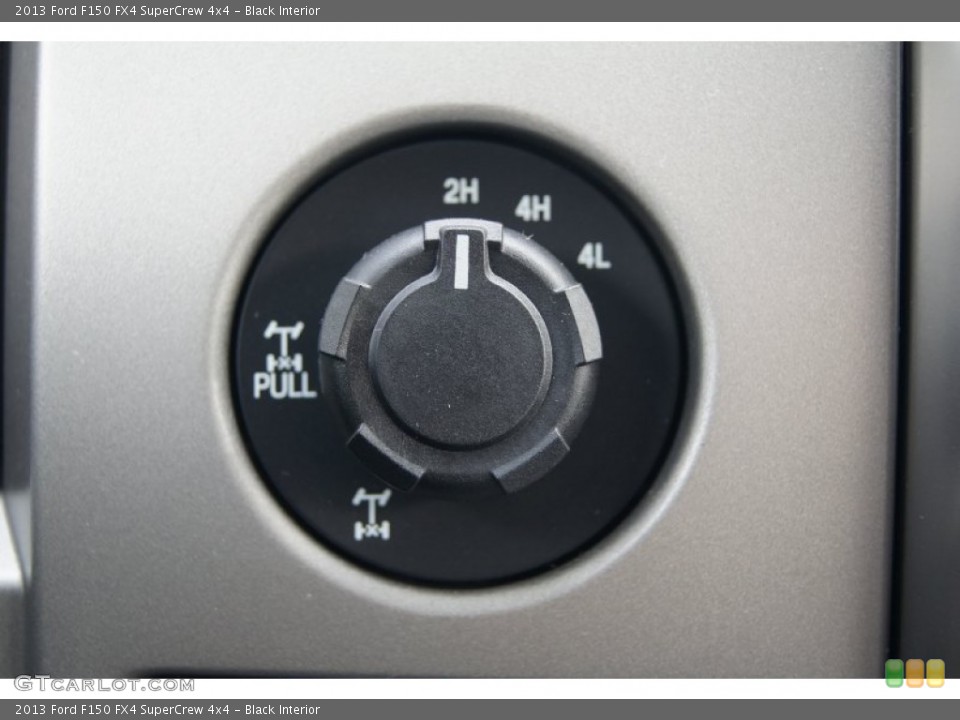 Black Interior Controls for the 2013 Ford F150 FX4 SuperCrew 4x4 #73285932