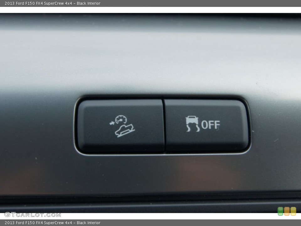 Black Interior Controls for the 2013 Ford F150 FX4 SuperCrew 4x4 #73285944