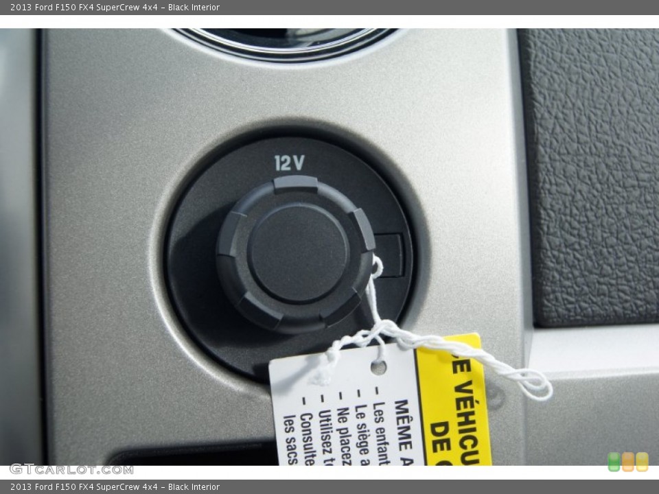Black Interior Controls for the 2013 Ford F150 FX4 SuperCrew 4x4 #73286007