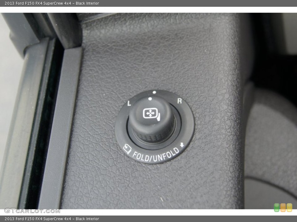 Black Interior Controls for the 2013 Ford F150 FX4 SuperCrew 4x4 #73286025