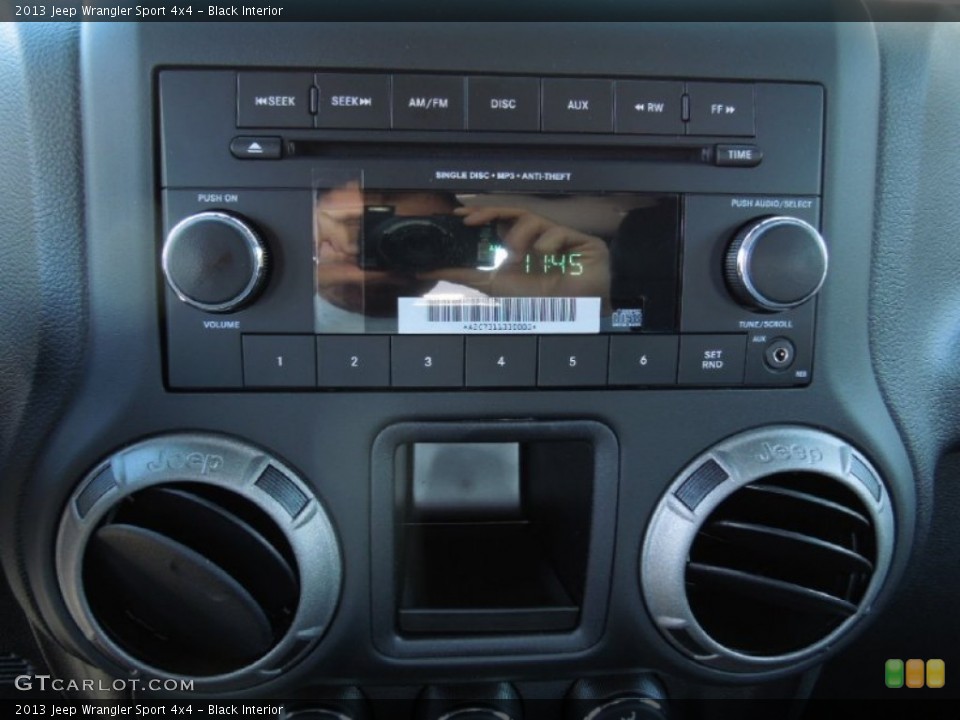 Black Interior Audio System for the 2013 Jeep Wrangler Sport 4x4 #73291839
