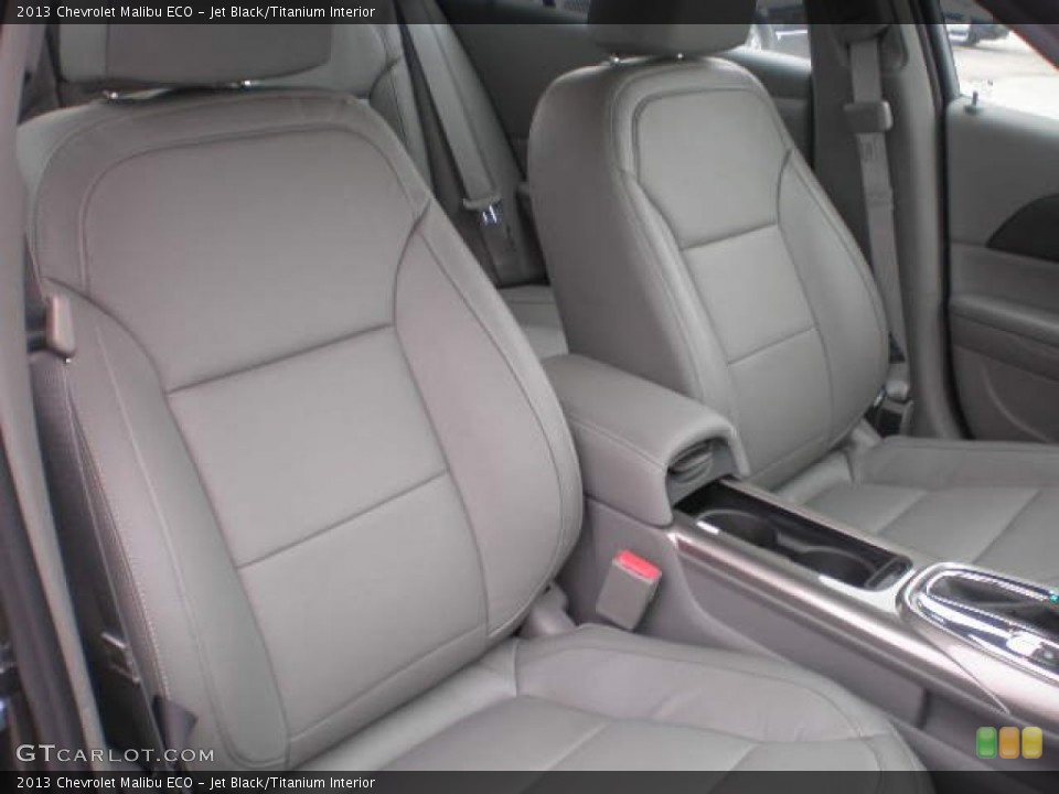 Jet Black/Titanium Interior Front Seat for the 2013 Chevrolet Malibu ECO #73294590