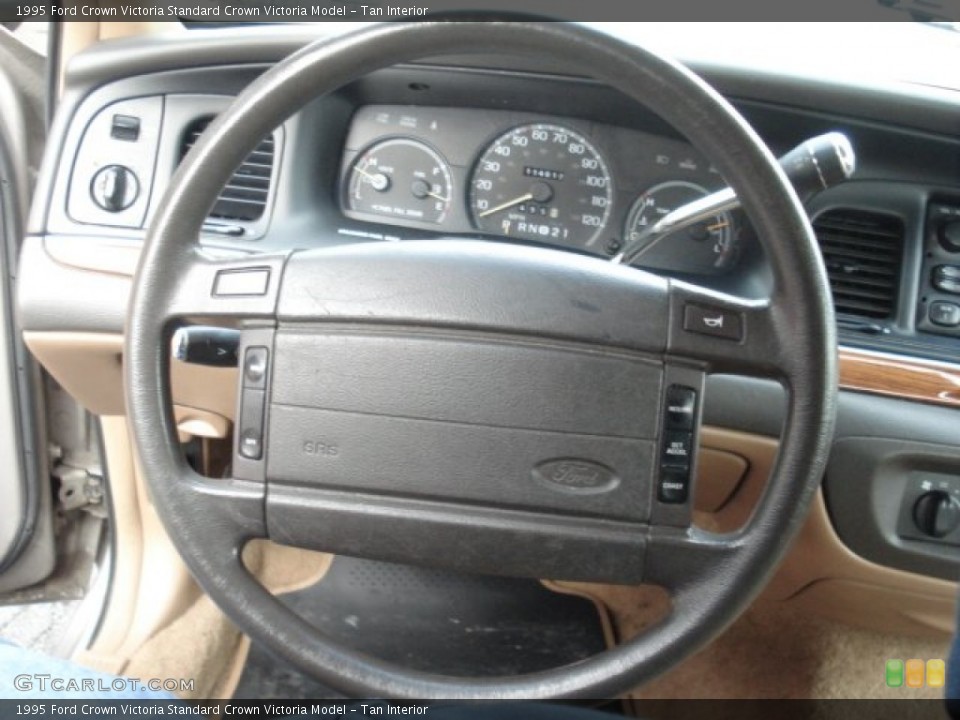 Tan Interior Steering Wheel for the 1995 Ford Crown Victoria  #73299837