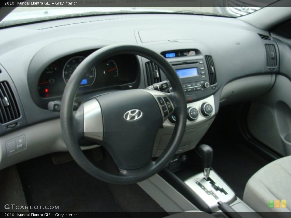 Gray Interior Dashboard for the 2010 Hyundai Elantra GLS #73300857