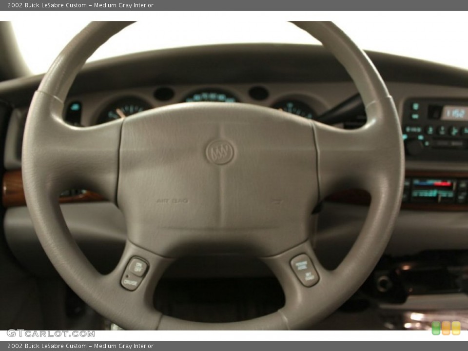 Medium Gray Interior Steering Wheel for the 2002 Buick LeSabre Custom #73301669