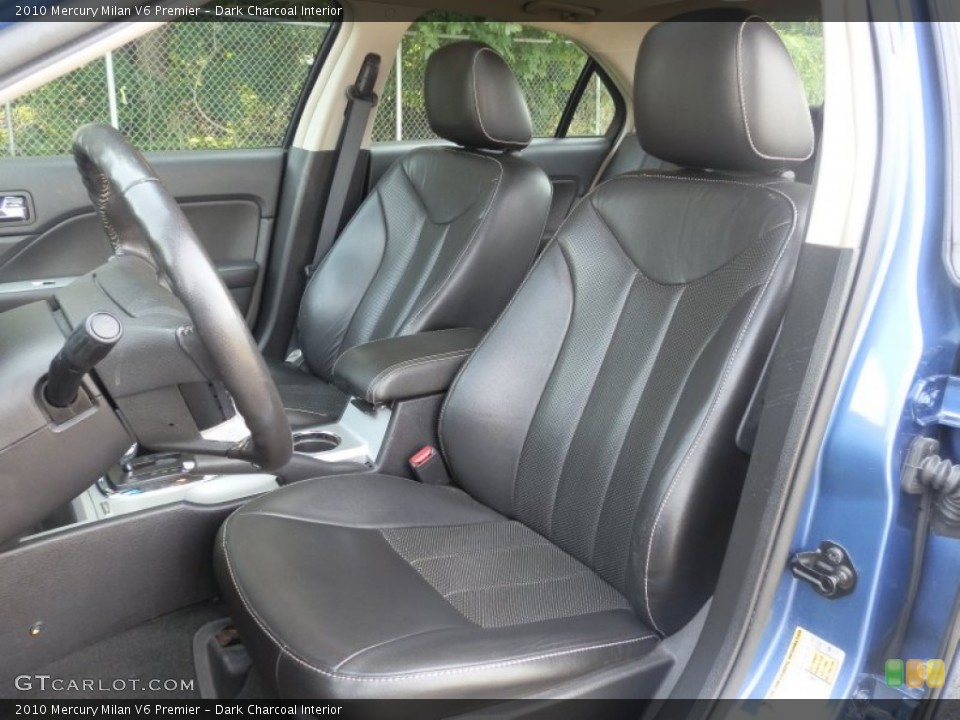 Dark Charcoal Interior Front Seat for the 2010 Mercury Milan V6 Premier #73302295