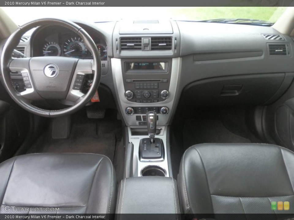 Dark Charcoal Interior Dashboard for the 2010 Mercury Milan V6 Premier #73302336