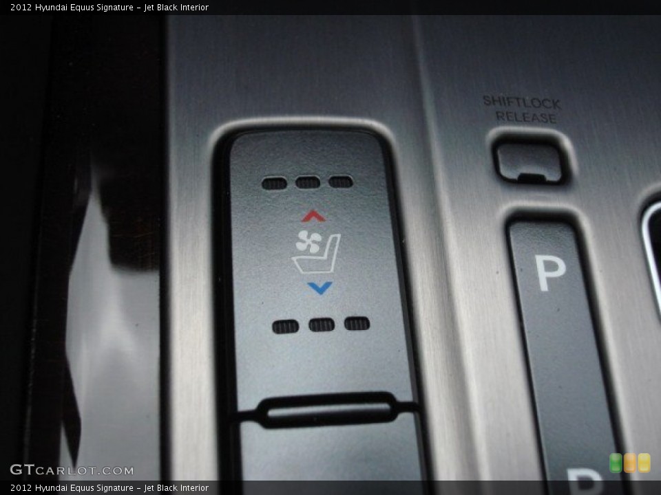 Jet Black Interior Controls for the 2012 Hyundai Equus Signature #73303683
