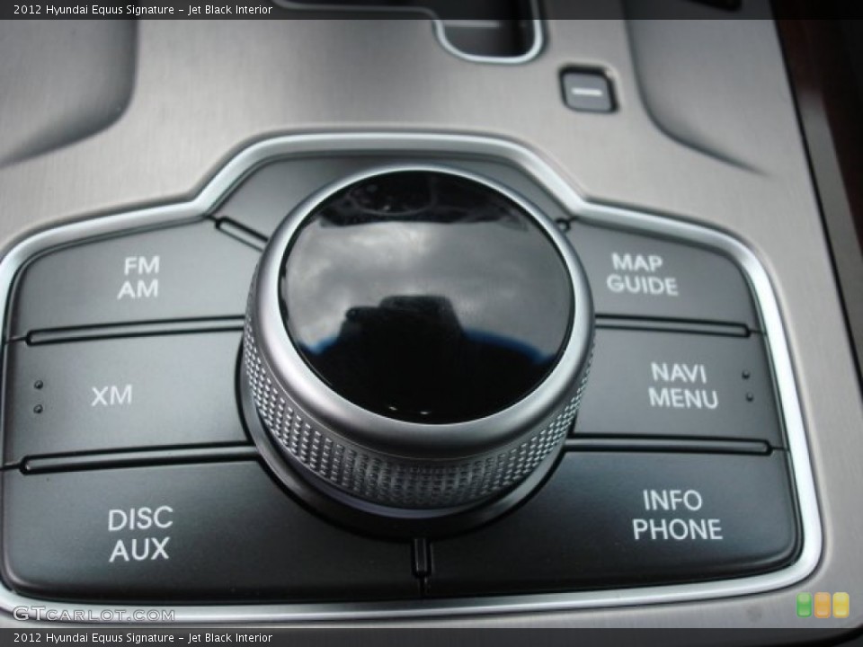 Jet Black Interior Controls for the 2012 Hyundai Equus Signature #73303704