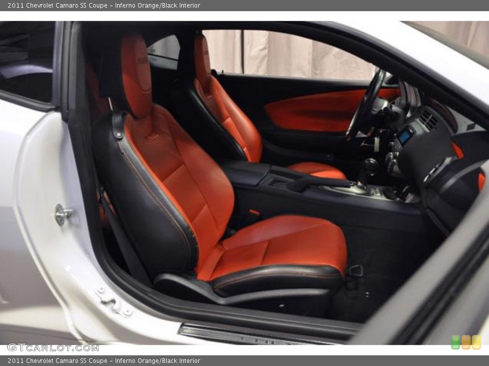 Inferno Orange/Black Interior Photo for the 2011 Chevrolet Camaro SS Coupe #73305968