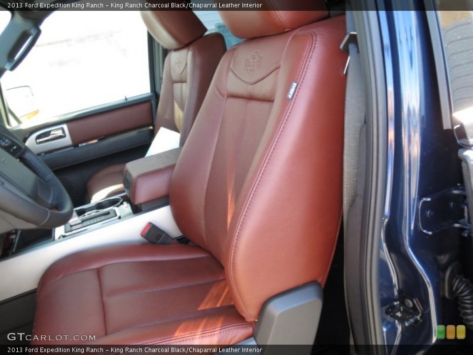 King Ranch Charcoal Black/Chaparral Leather Interior Photo for the 2013 Ford Expedition King Ranch #73308299