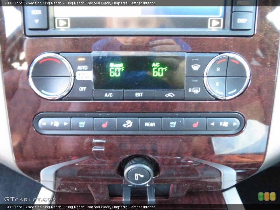 King Ranch Charcoal Black/Chaparral Leather Interior Controls for the 2013 Ford Expedition King Ranch #73308465