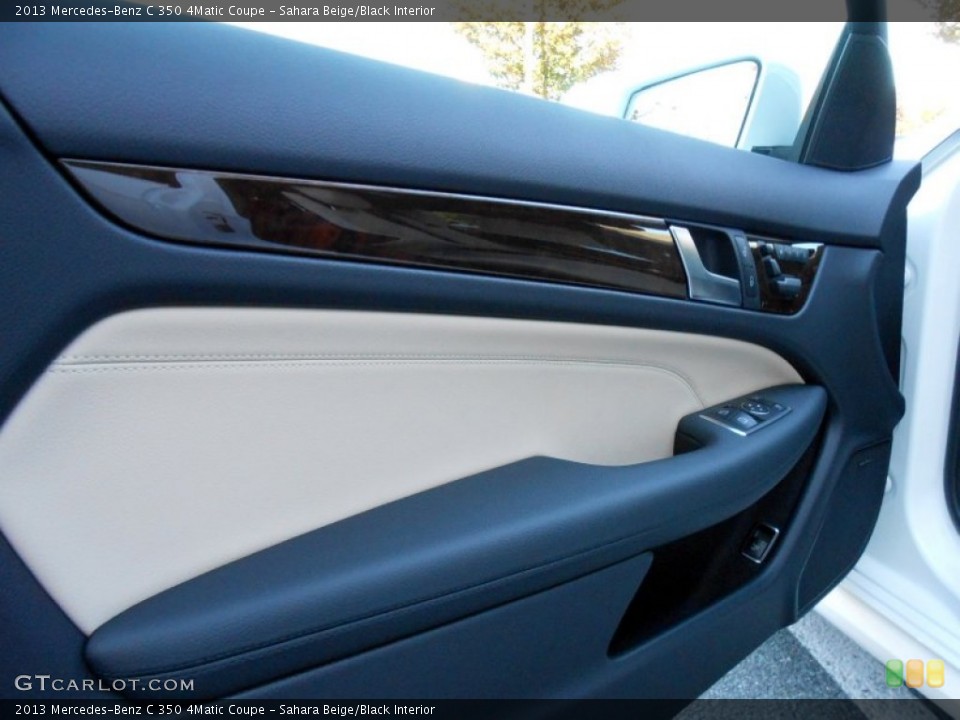Sahara Beige/Black Interior Door Panel for the 2013 Mercedes-Benz C 350 4Matic Coupe #73311465